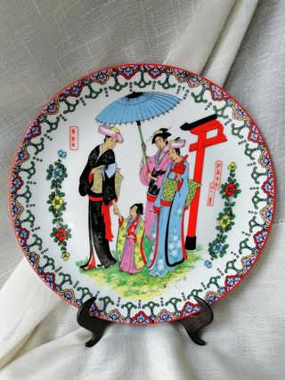 Plato Vintage Porcelana