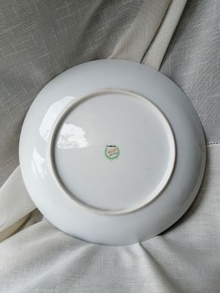 Plato Vintage Porcelana