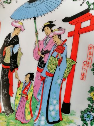 Plato Vintage Porcelana