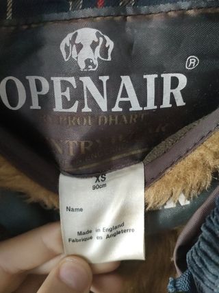 Chaqueta openair y forro de pelo
