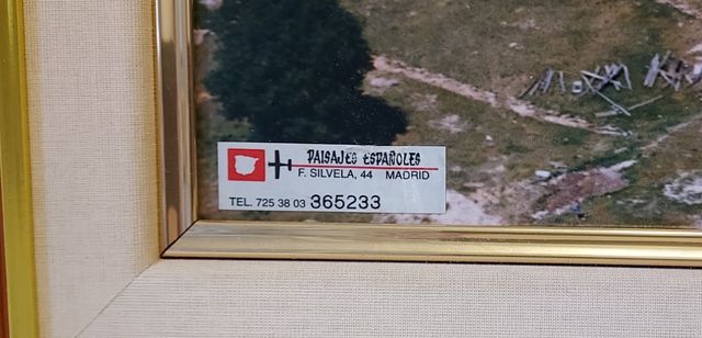 Cuadro fotografía aerea Valdeolivas. Paisajes espa