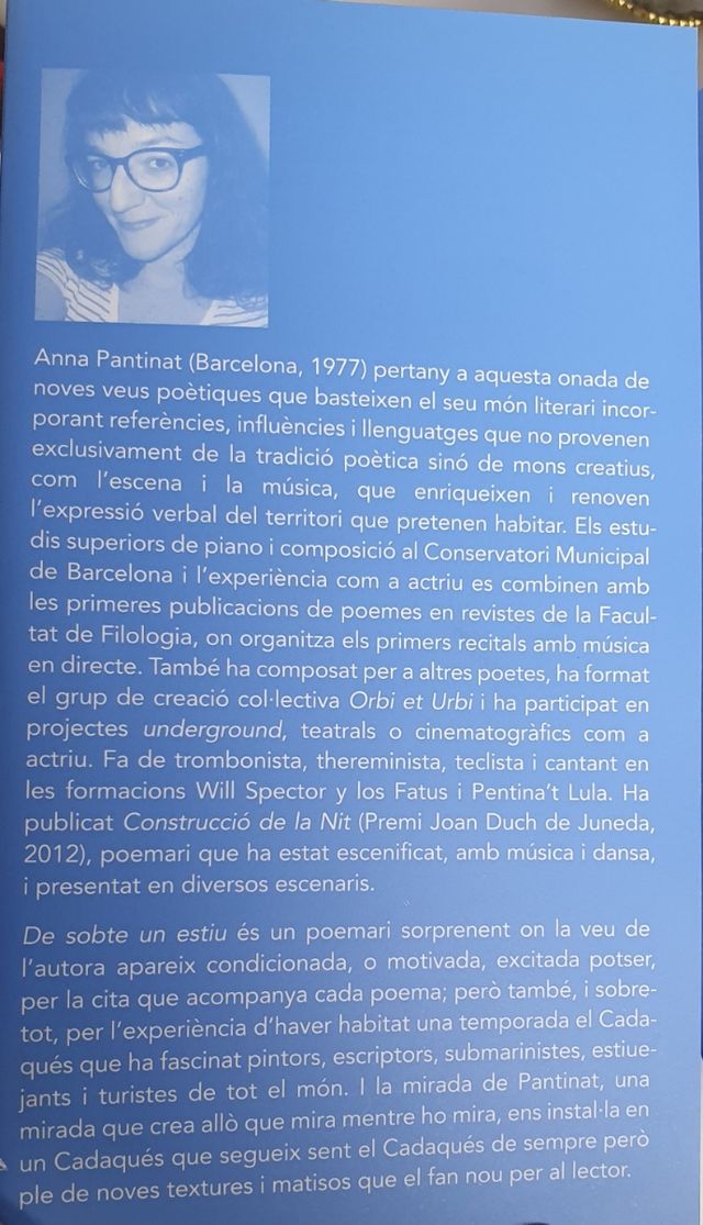 De sobte, Un estiu. Anna Pantinat.