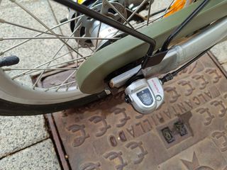 Bici que se convierte fácil en carrito