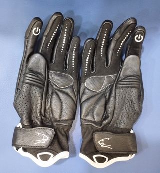 Guantes de piel para moto