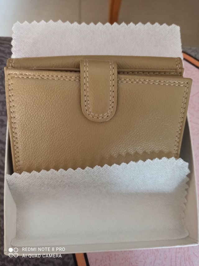 Monedero de piel vintage