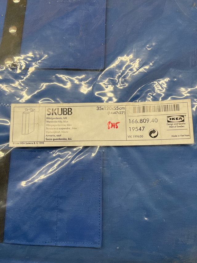 Guardaroba Blu Ikea SKUBB IU