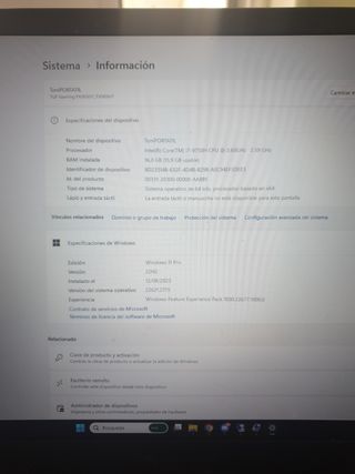 Asus TUF gaming i7 GTX