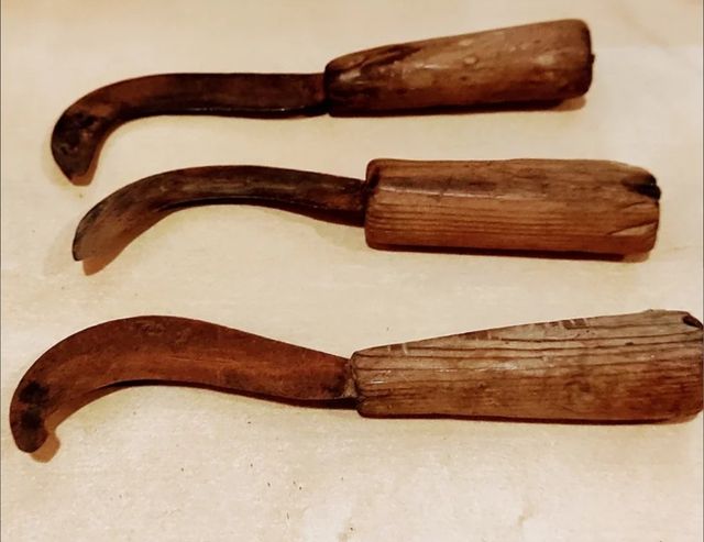 Antigua herramienta de vendimia