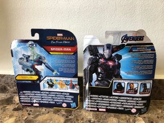 FIguras Acción Marvel spiderman/ War Machine