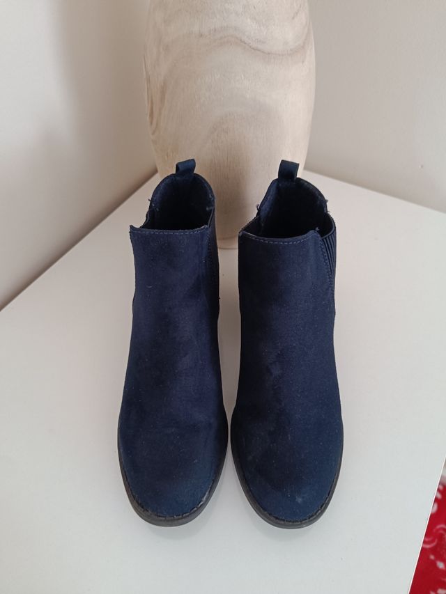 Botines azul marino