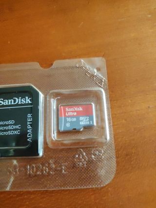 Tarjeta SD 16 GB SanDisk ultra