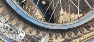 Piezas moto ruedas horquillas