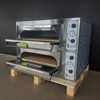 HORNO PARA PIZZA DE 2 CAMARAS. 4+4 DE 33cm