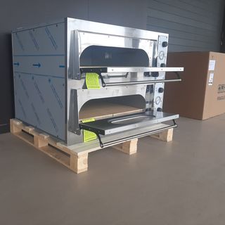 HORNO PARA PIZZA DE 2 CAMARAS. 4+4 DE 33cm