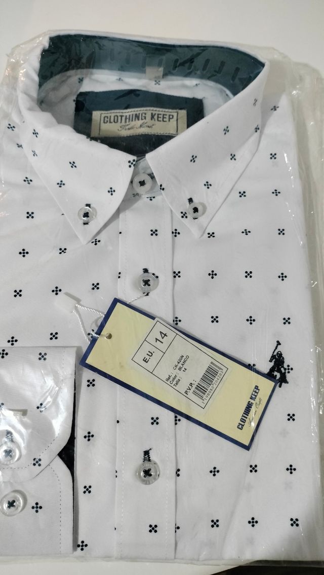 Camisas de niño tallas y colores