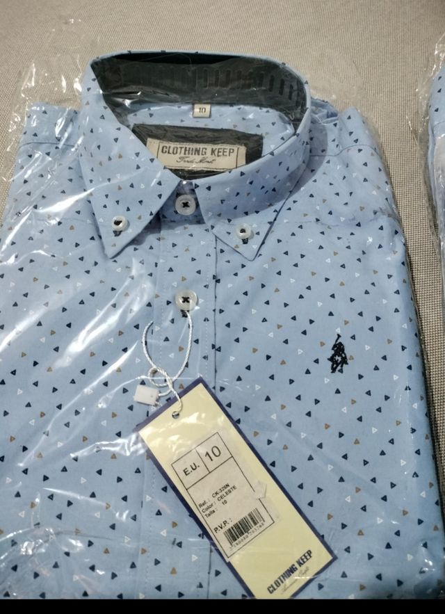 Camisas de niño tallas y colores