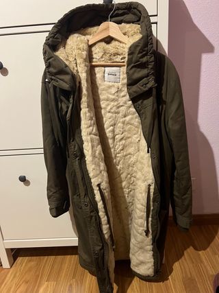 parka abrigo verde 