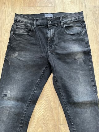 Elegante Jeans Gris oscuro T32 Eu42