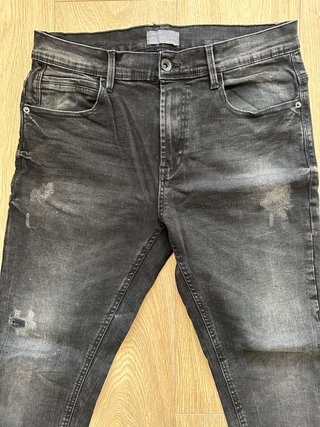 Elegante Jeans Gris oscuro T32 Eu42