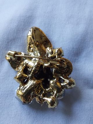 Broche y colgante para collar diseño floral mujer