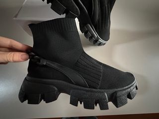 Socks New Platform Sneakers Women Slip On eu40