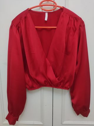 Camisa / blusa tipo seda