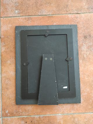 Portafotos de pizarra
