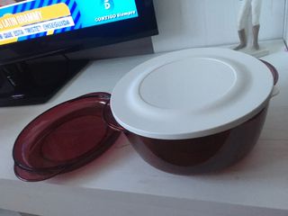 Cacerola tapperware para microondas