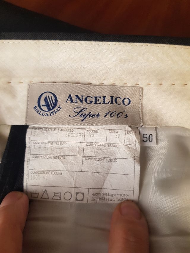 Pantalone uomo grigio scuro 