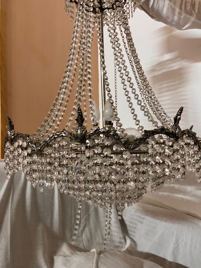 Lámpara araña de cristal