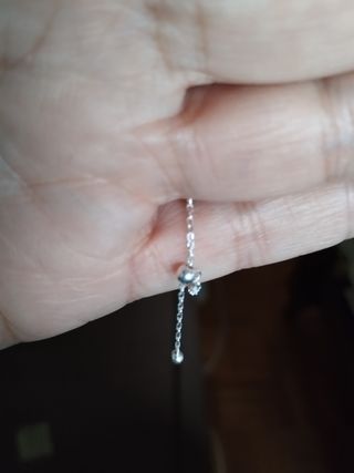 Anillo ajustable plata de ley