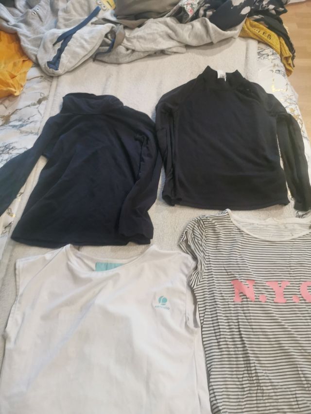 lote Camisetas niña 8 a 10 años