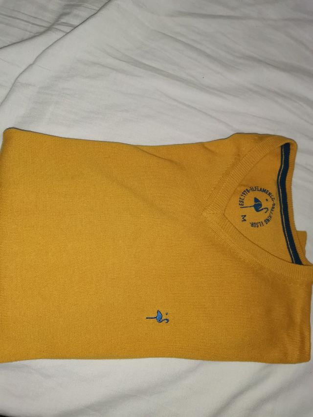 Jersey amarillo flamenco talla M