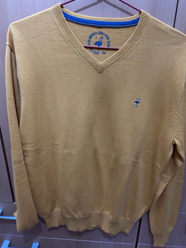 Jersey amarillo flamenco talla M