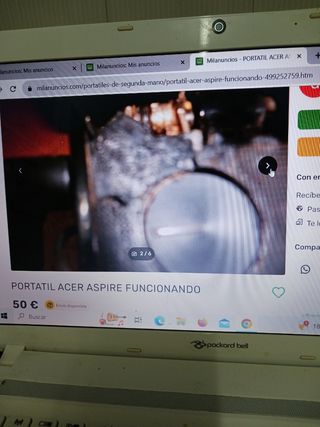 Portatil ACER Aspire. RepuestosREQUIERE ARREGLOS