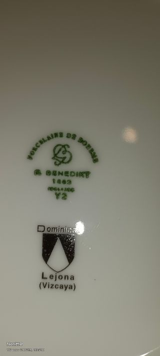 Conjunto porcelana bohemia