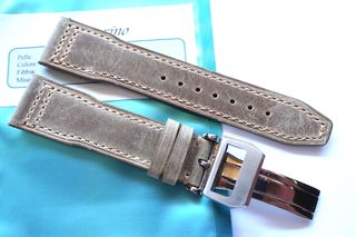Correa 21mm piel Vintage Beige 21/18mm estilo IWC