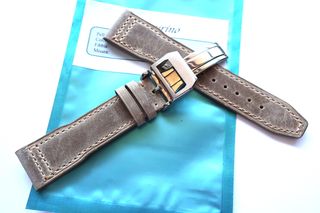 Correa 21mm piel Vintage Beige 21/18mm estilo IWC