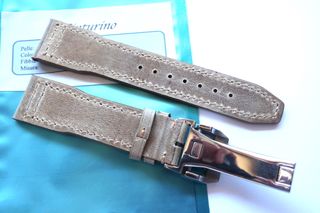 Correa 21mm piel Vintage Beige 21/18mm estilo IWC