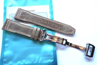 Correa 21mm piel Vintage Beige 21/18mm estilo IWC