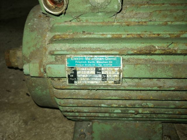 Motor trifasico 4 kw