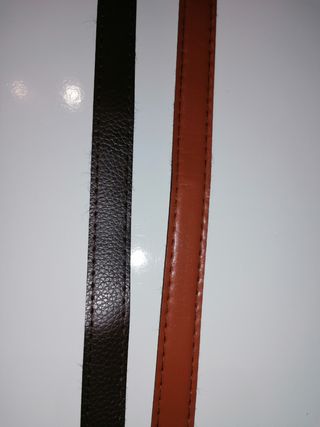 Pack de 2 Cinturones marrones