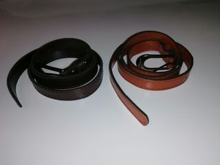 Pack de 2 Cinturones marrones