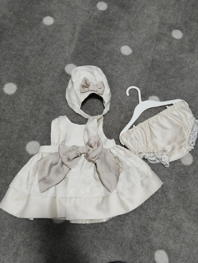 Vestido bautizo ceremonia niña bebe