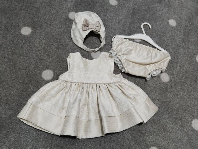 Vestido bautizo ceremonia niña bebe