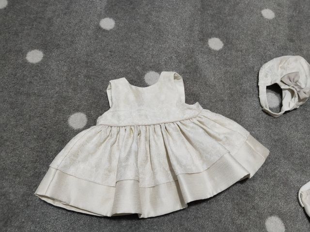 Vestido bautizo ceremonia niña bebe