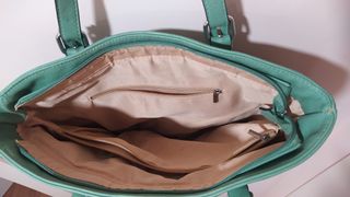 Bolso grande maxibolso turquesa