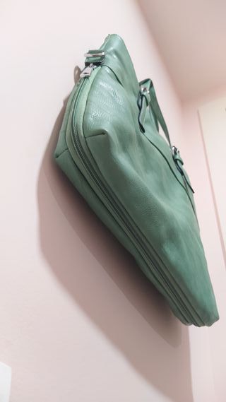 Bolso grande maxibolso turquesa