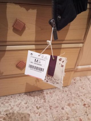 cazadora negra mujer talla M Bershka Sin estrenar 