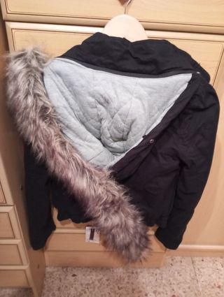 cazadora negra mujer talla M Bershka Sin estrenar 